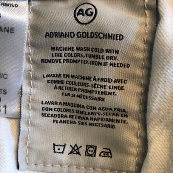 Adriano Goldschmied Pale Distressed Crop Jeans W. 31 - Picture 7 of 13